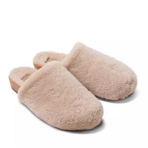 Beek Shearling Fluff Tail Mules NIB